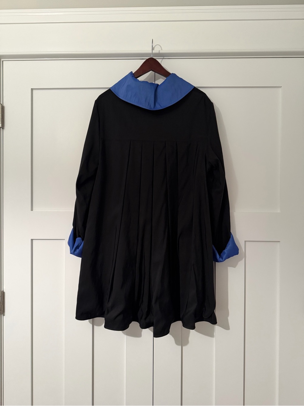 Janska DREW Black/Blue Reversible - All Weather Wear Women's Jacket - NWT - L
